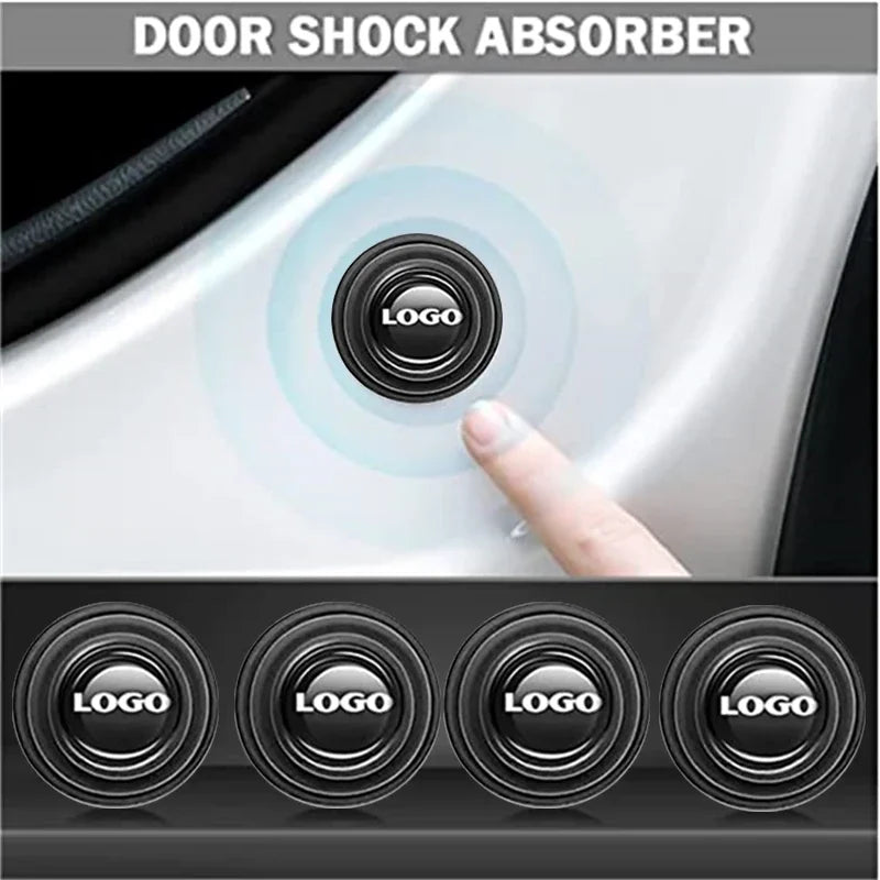 Customized 10 Pieces Car Silicone Shock Pad Shock Absorption Buffer Gasket Sound Insulation Pad Mount Protective Door Mute Anti