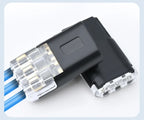10/1pcs New Electrical Connector 3-Wire Interchangeable Quick Wire Connector Automotive Wire Cable Ribbon Terminal Connector