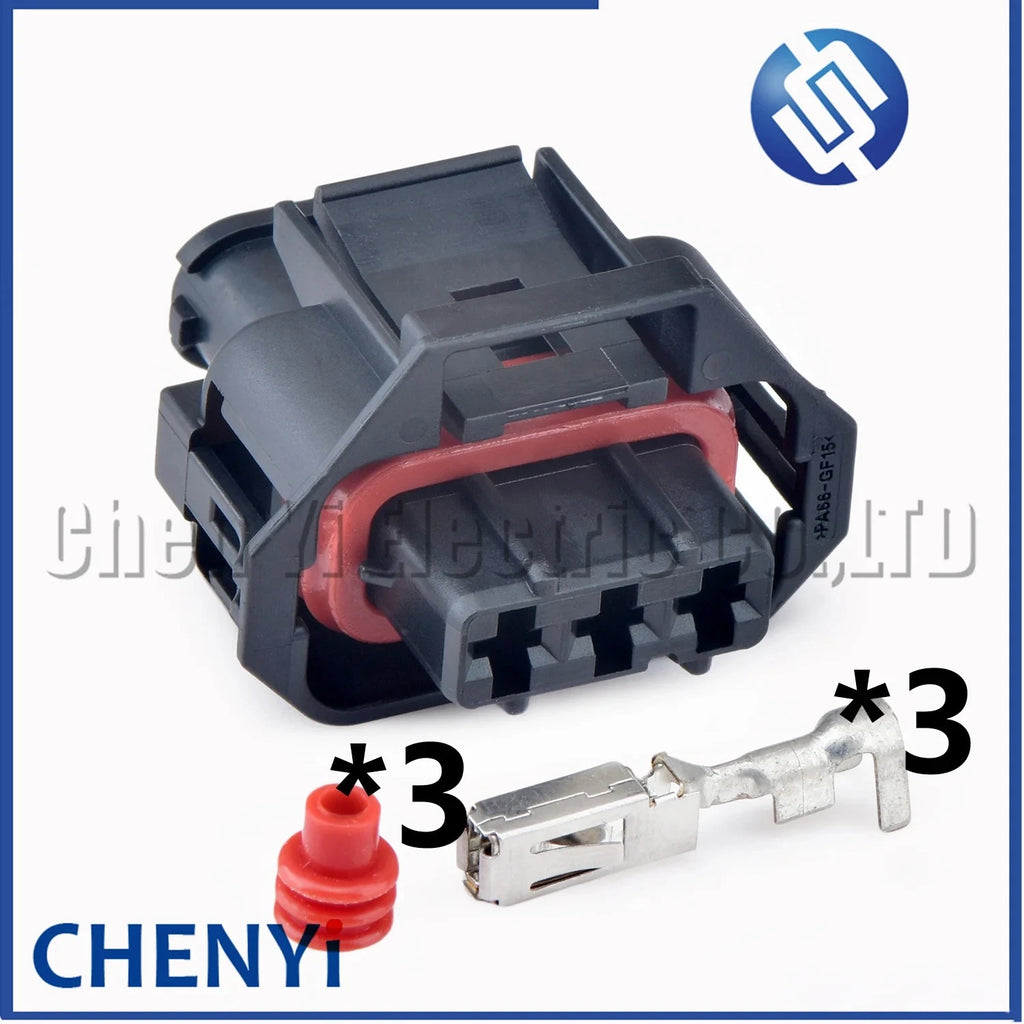 3 Pin Automotive waterproof connector Rail pressure sensor camshaft position sensor harness plug 936060-1