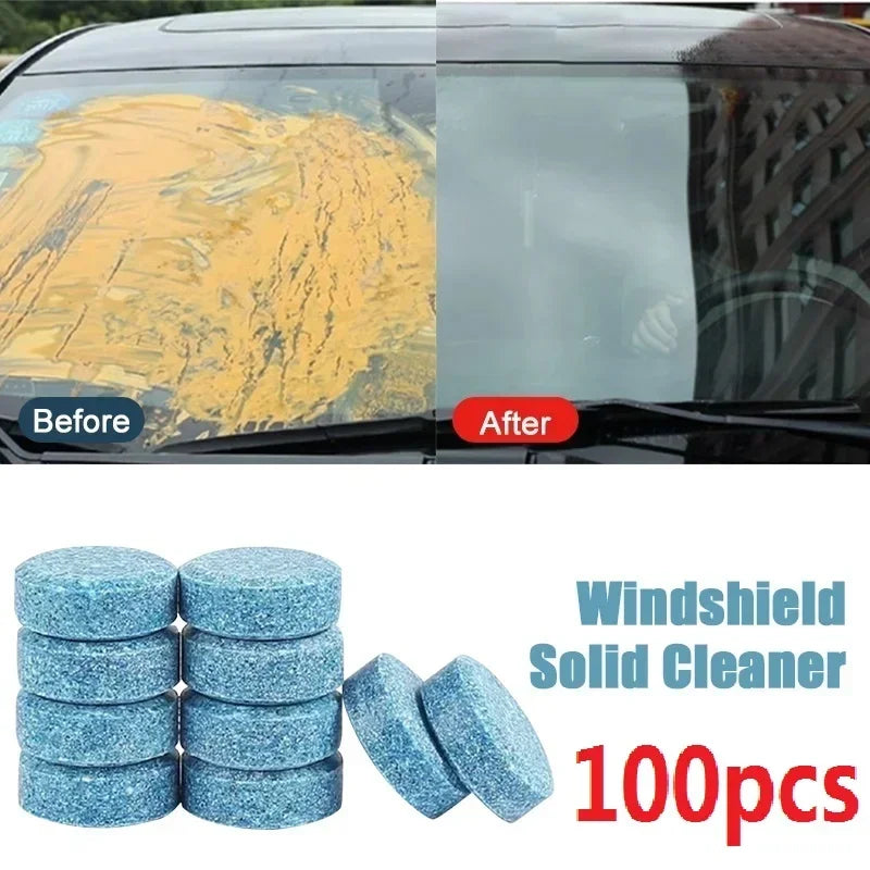 Effervescent Auto Glass Cleaner Tablets for BMW/Audi/Toyota – Windshield Wiper & Toilet Stain Remover, Universal Car Care Amagi