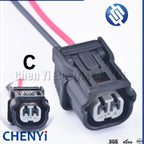 2 Pin Air Intake Temperature Sensor  ignition coil plug ABS sensor Connector 6189-0891 6189-0890 6189-7036 for Honda Accord CRV