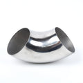 Car Exhaust Bend Elbow Pipe Fitting 2.5 63mm Stainless Steel Universal Car Exhaust Pipe Muffler Elbow Tube Bend Mandrel Fitting