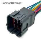 1 Set 16 Pin 1.8mm Auto Radar Plug Wiring Harness Electronic Waterproof Connector With Cable 7123-7564-40 7222-7564-40