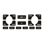 Door Lock Window Switch Button Repair Sticker For A3 8P 2004-2008 Radio Clima For ESP Headlight Button Repair Worn Knob Switch