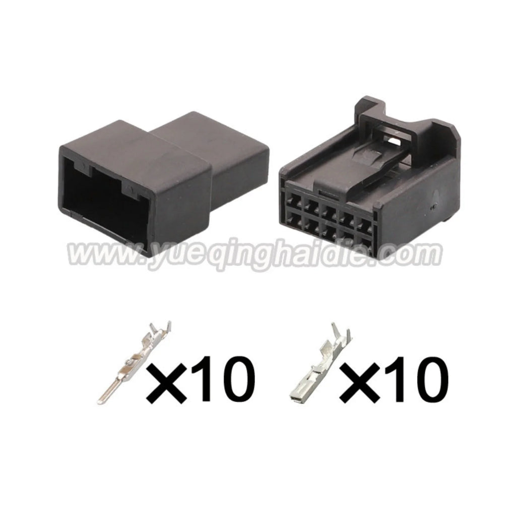 10-PIN Unsealed Automobile Electric Cable Connector 1.5mm Series Male Female Connectors Cable Plug For Toyota 7289-7613-30
