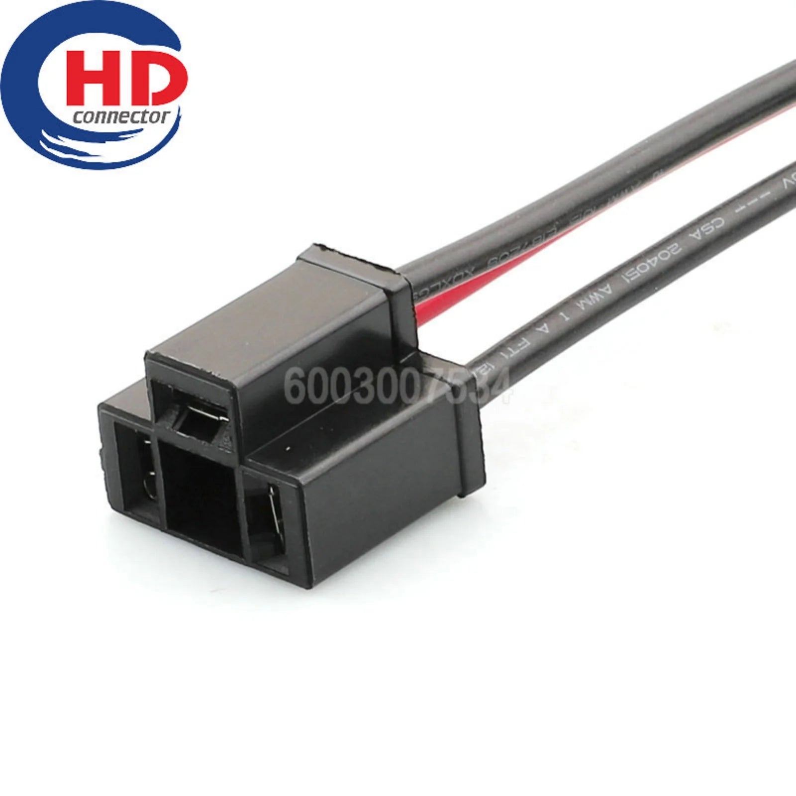 3PIN NHAUTP 4Pcs H4 Lamp Socket Adapter Wiring Harness 9003 HB2 Female Plug Connector Extension Cable