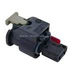 25 Sets 2 Pin 1-1718643-1 4F0973702 Sealed Female Male Wire Connector for Engine Coolant Thermostat Plug