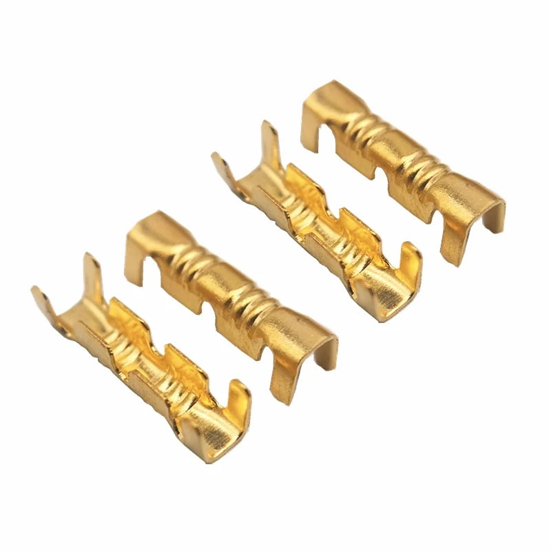 Quick cold-pressed terminal connector/wiring buckle/docking buckle/copper buckle 453 copper cold-pressed joint double joint