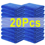 20/1pcs Car Wash Microfiber Towels Soft Drying Cloth Hemming Washing Towel Universal Automatic Motorcycle Vehicle Cleaning Tools