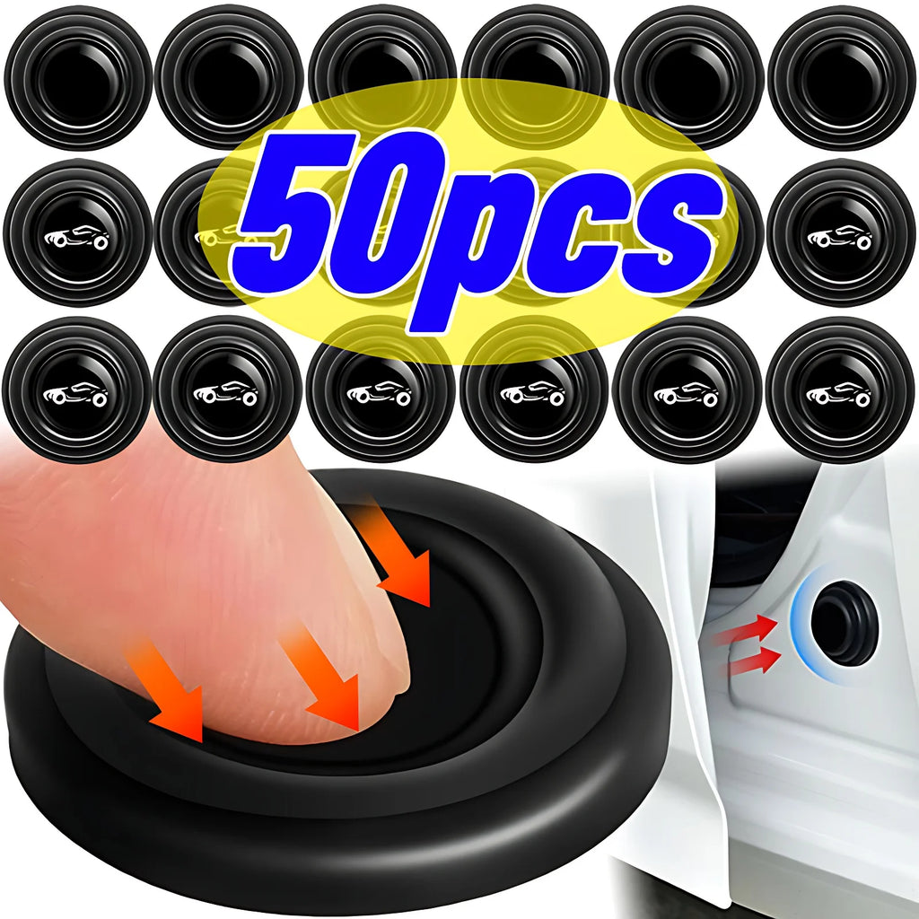 50/1PCS Car Door Shock Absorber Silicone Pads Universal Anti Shock Pad Car Door Protector Stickers Anti Collision Gasket Buffer