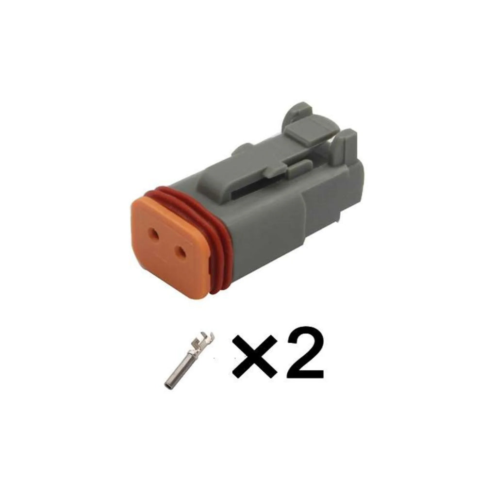 2PIN Deutsch DT Automotive Waterproof Connector 1.6mm Series Male Female Connectors DT04-2P DT06-2S With Terminals
