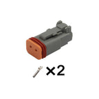 2PIN Deutsch DT Automotive Waterproof Connector 1.6mm Series Male Female Connectors DT04-2P DT06-2S With Terminals