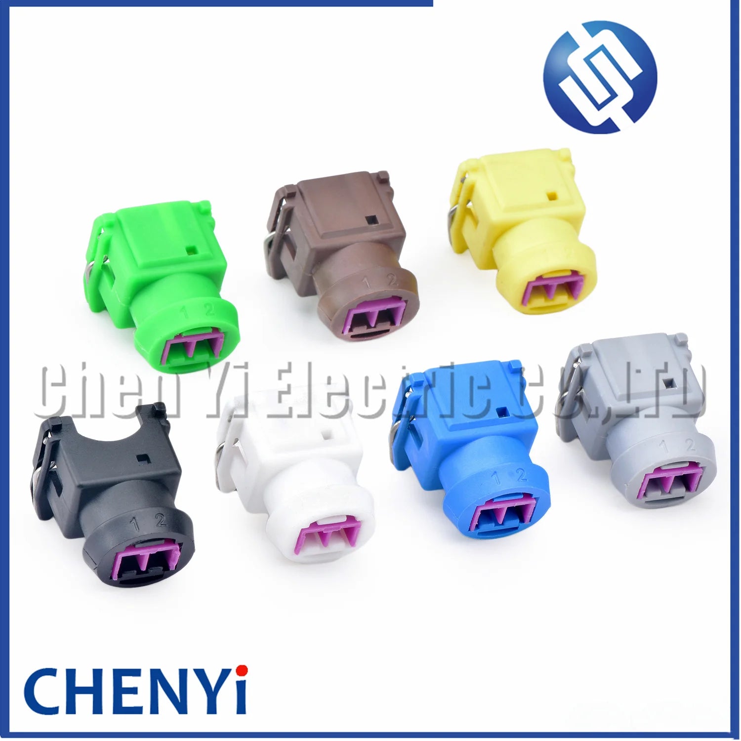 2 Pin Auto Fuel injector connector Car horn Speaker plug 144473-5 144473-6 144473-7 144473-8 For PEUGEOT CITROEN Geely Chang'an