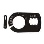 Door Lock Window Switch Button Repair Sticker For A3 8P 2004-2008 Radio Clima For ESP Headlight Button Repair Worn Knob Switch