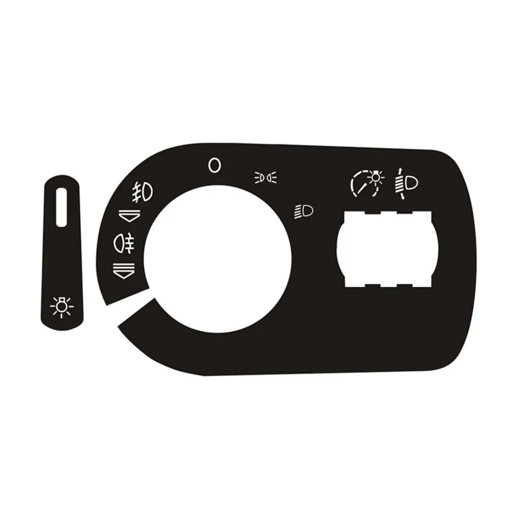 Door Lock Window Switch Button Repair Sticker For A3 8P 2004-2008 Radio Clima For ESP Headlight Button Repair Worn Knob Switch