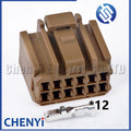 12 Pin female Automotive connector Wire harness plug 90980-11661 7283-5092-80 With pins For Toyota Nissan Honda