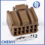 12 Pin female Automotive connector Wire harness plug 90980-11661 7283-5092-80 With pins For Toyota Nissan Honda