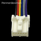1 Set 6 Pin Car DVD Rearview Rear View Camera Wire AC Assembly Electrical Cable Connectors Female Wire Harness Plug 7283-8660