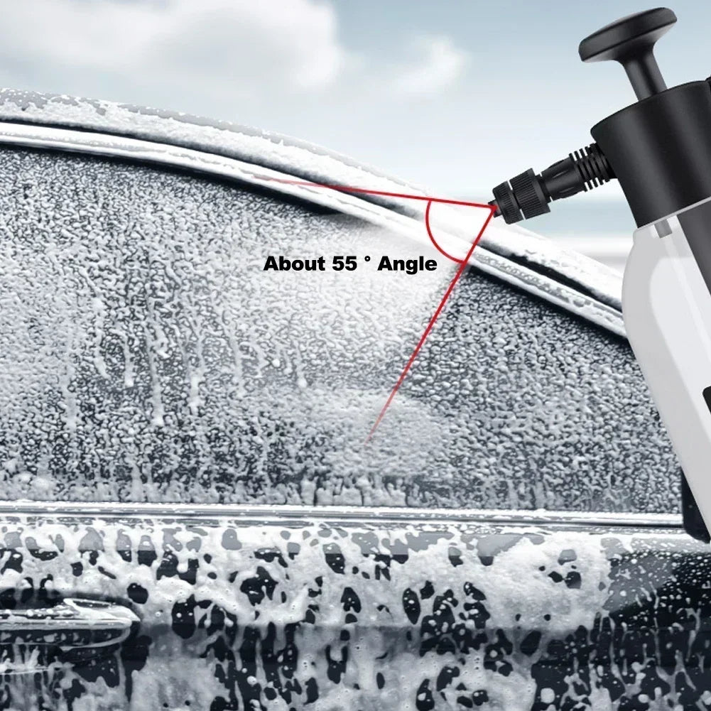 High Pressure 2L Household Car Dual-use Cleaning Foam Spray Pot Acid Alkali Resistant Large Capacity Glass Spray Pot Fan Amagi