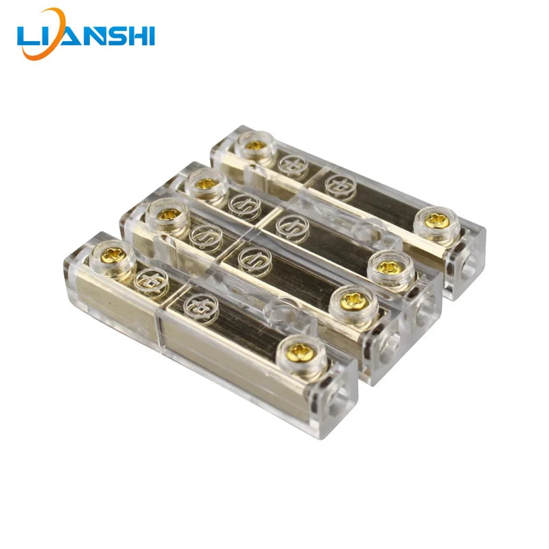 Four-way banana head connection terminals for quick connection of car plugs to sockets, speaker wires and power cords