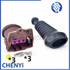 3 Pin Auto Fuel Injector connector ECU Sensor PSA  Knock Sensor Speed Sensor Plug 144474-2 144474-3 144474-4 144474-5 443906233