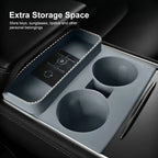 Premium Cup Holder Insert Secure Fit for Model Y/3 Center Console Round Slot Cover with Enhanced Interior Style Tools Amagi