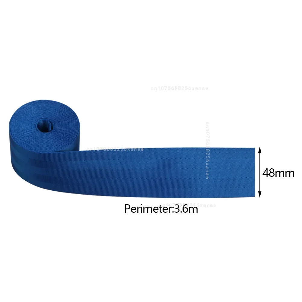 Car Seat Belt Auto Strengthen Seat Belt Webbing Fabric Racing Car Modified Seat Safety Belts Car Accessories Amagi