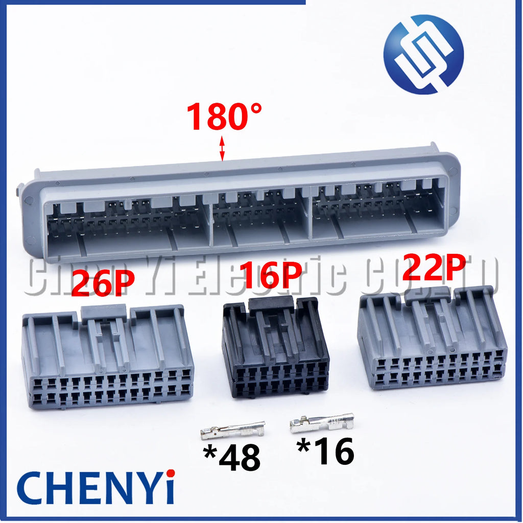 16/22/26/64 Pin ECU connector PCB Plug socket 917992-6 90980-11390 917989-6 90980-11392 917983-6 90980-11425 178883-6 30050-64A