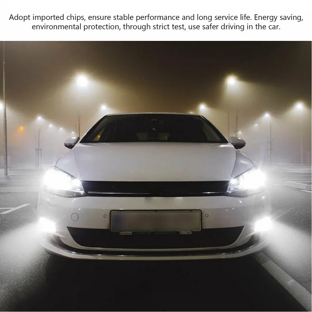 Upgrade 2PC NEW H1 6000K Super White 55W LED Headlight Bulbs Kit Fog Driving Light Voiture Wholesale Quick Delivery CSV Amagi