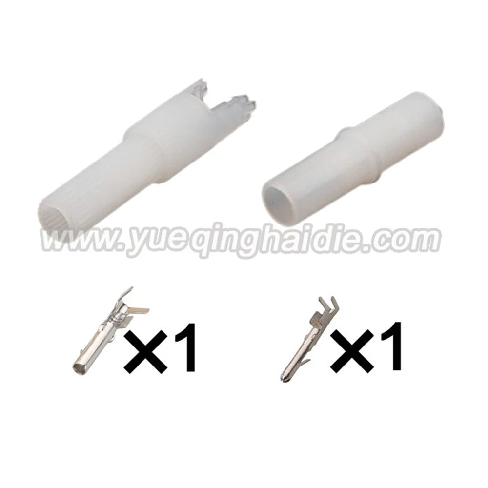 1 Pin Connectors Unsealed 2.1mm Male Female Connector Automotive Ecu Housing Cable Plug Wire Harness 1-480351-0 1-480349-0