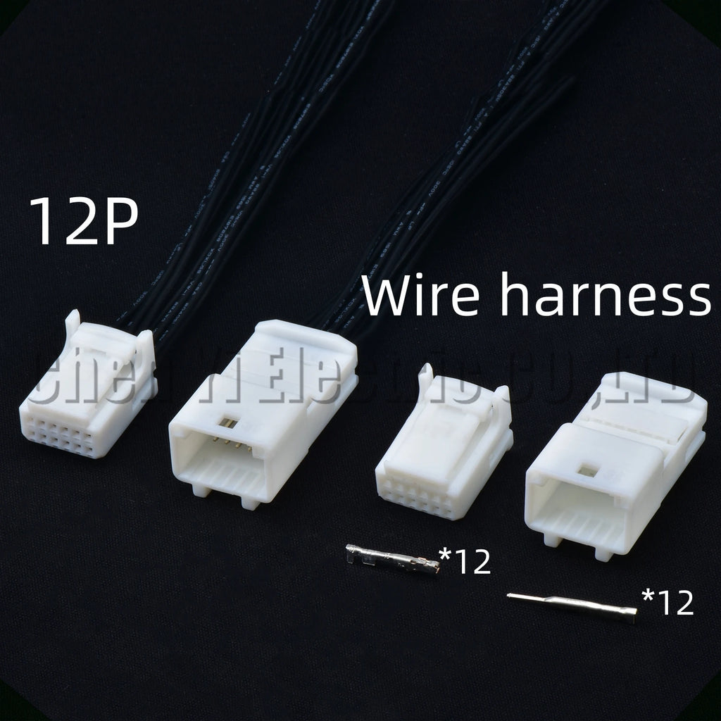 12-pin auto connector automotive connectors vehicle central control cable harness