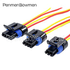 1 Set 2 3 4 Pin Auto Oxygen O2 Socket 12162190 Car Intake Pressure Sensor Electrical Cable Connectors Wire Harness Plug 12162261