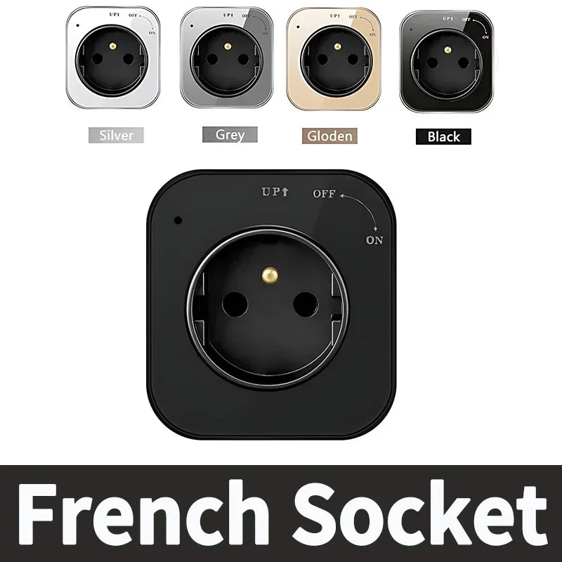 Power Track Home Appliances Universal Socket Electric Plug Adapter With USB,Wall Mount Power Strip with Removable Outlet Adapter