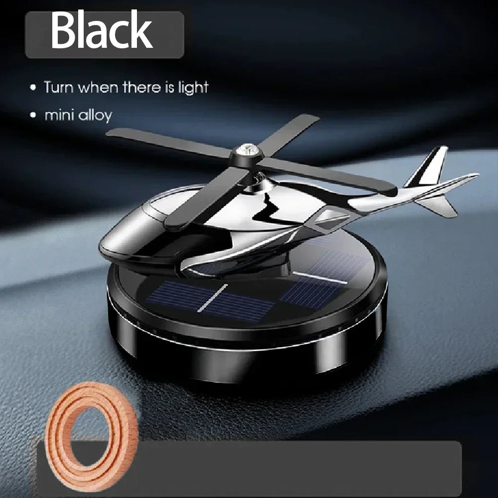 Solar Helicopter Car Air Freshener Fragrance Supplies Interior Accessories Novelty Propeller Flavoring Perfume Diffuser Amagi
