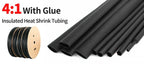 5Meter 4:1 Heat Shrink Tube with Glue Thermoretractile Heat Shrinkable Tubing Dual Wall Heat Shrink Tubing 4 6 8 12 16 20 24 32