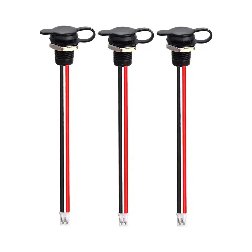 Flush Mount USB Type C Waterproof Receptacle 5V 3A Female Socket Pigtail 2 Pin Power Connector Retrofit Auto RV Marine Car Parts