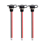 Flush Mount USB Type C Waterproof Receptacle 5V 3A Female Socket Pigtail 2 Pin Power Connector Retrofit Auto RV Marine Car Parts