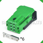 6-Pin Auto Connector Connector Rearview reverse mirror harness 953382-1 953382-2 953382