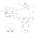 4 Pin Over 200A 12V Dual Battery Isolator Relay Start On Or Off Remote Control Battery Disconnect Isolator Switch