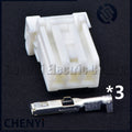 3 Pin female Automotive connector Seat fan Motor plug 6098-4071 6098-5049 With pins For Honda Accord CRV