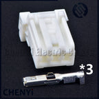 3 Pin female Automotive connector Seat fan Motor plug 6098-4071 6098-5049 With pins For Honda Accord CRV