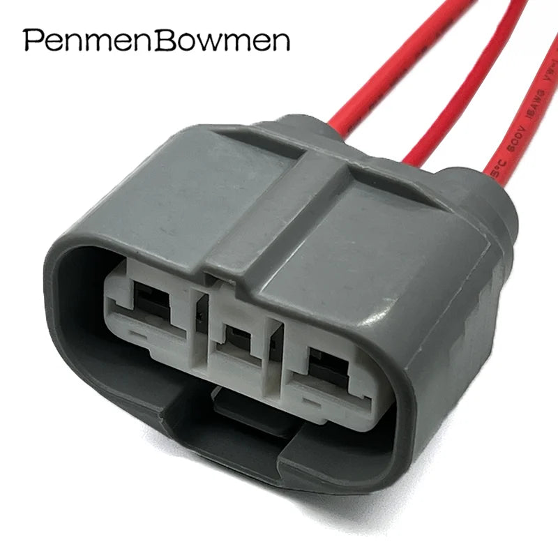 1 Set 3 Pin Car Inline Hybrid Fan Motor Electrical Cable Connectors Female Wire Harness Plug 6189-0588 For Toyota Mitsubishi