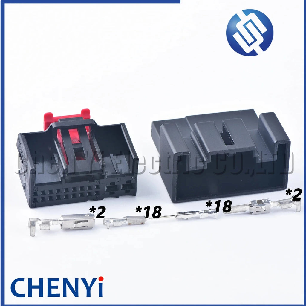 20 Pin Automotive Air Conditioning Controller Door module controller plug Socket 1-1394805-1 1-1394803-1 1K0971975
