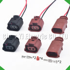 2 pin automotive waterproof connector epb caliper electronic handbrake cylinder motor w...