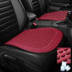 Winter Car Seat Cushion Short Plush Seat Protector Pad with Non-Slip Backing Flocking Cloth Cover Universal Front Covers Amagi