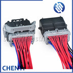 34 Pin Automotive waterproof connector Car Engine wire harness plug 3508A-01-002E 60013512A01C 60013508A01B C146 For Ford