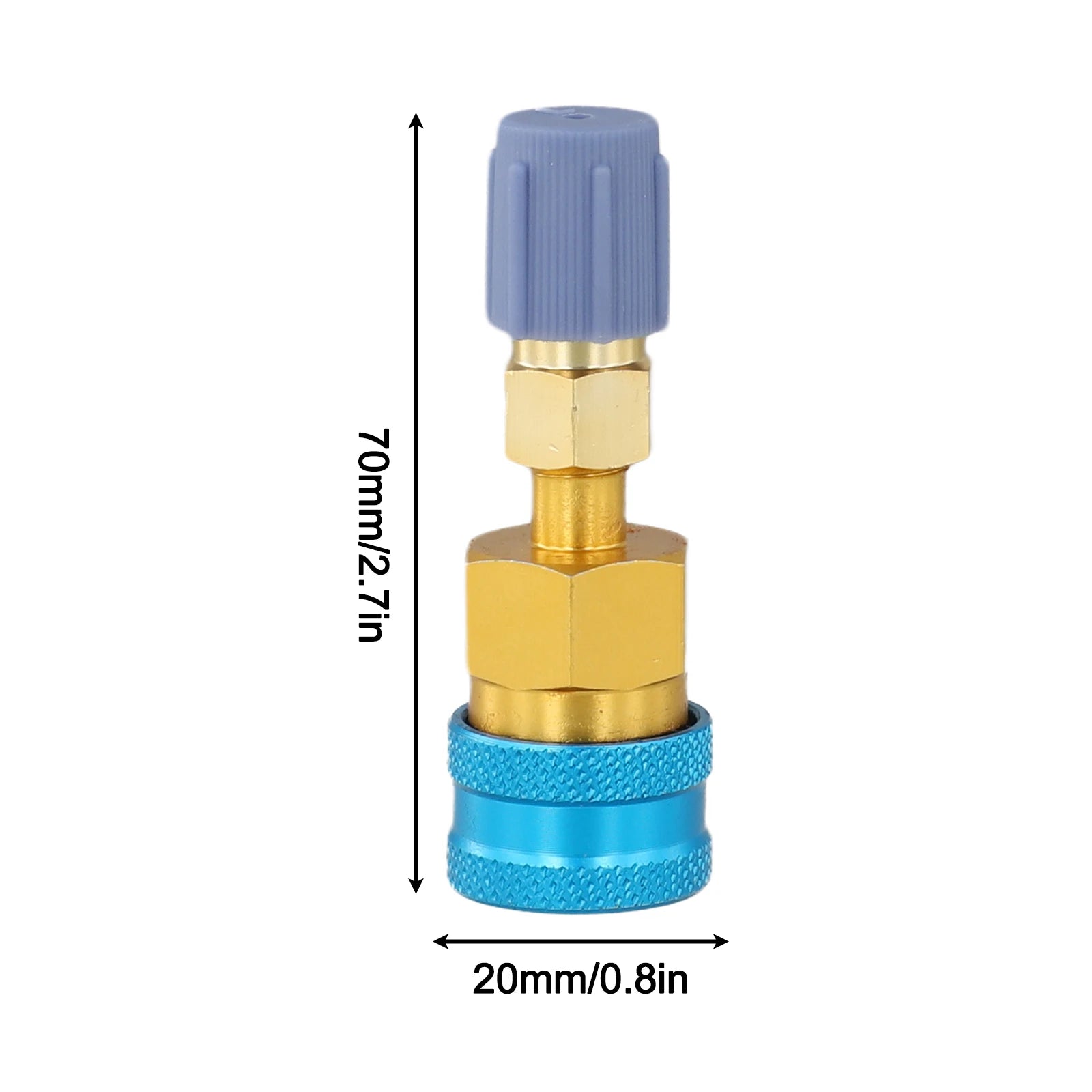 Quick Fitting Coupler  Adapter For R1234YF To  R134A Low Side Quick Coupler  Car Air-Conditioning Hose  Charging Fitting Tool