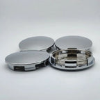 4pcs 70mm Car Black / Silver Universal Car Wheel Hub Center Cap Cover Wheel Hub Center Badges Fit For RM Rims Type