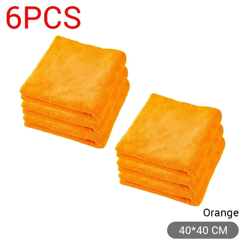 Premium Microfiber Towels Car Care Washing Thicken Towel Car Detailing Drying Cloth Cleaning Tool Auto Wash Accessories Amagi