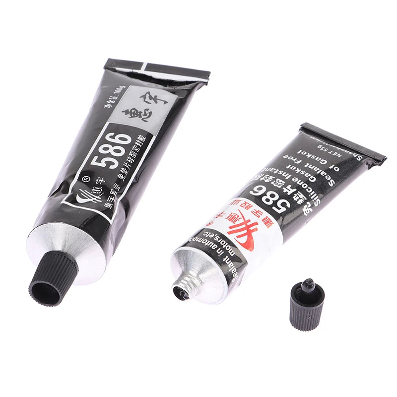 Car Sealant Glue 586 Black Silicone Free-Gasket Automobile Sealant Repairing Glue Adhesive Waterproof Oil Resistance Sealant